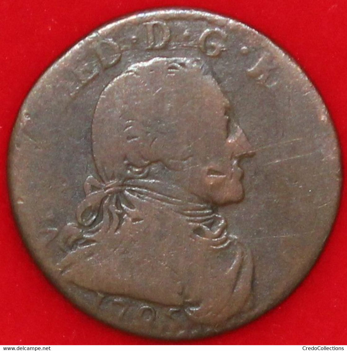 5 Soldi 1795, KM91, Sardaigne, AG+ - Piemonte-Sardinië- Italiaanse Savoie