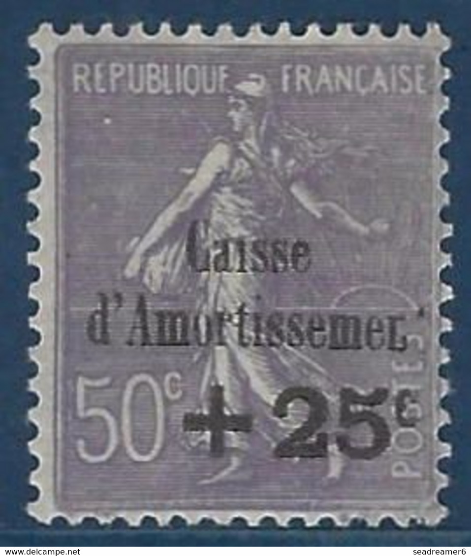 FRANCE Caisse D'amortissement 1930 N°276a* Variété Sans Point Sur Le I, T Absent Et N Détruit RR Signé Calves - Neufs