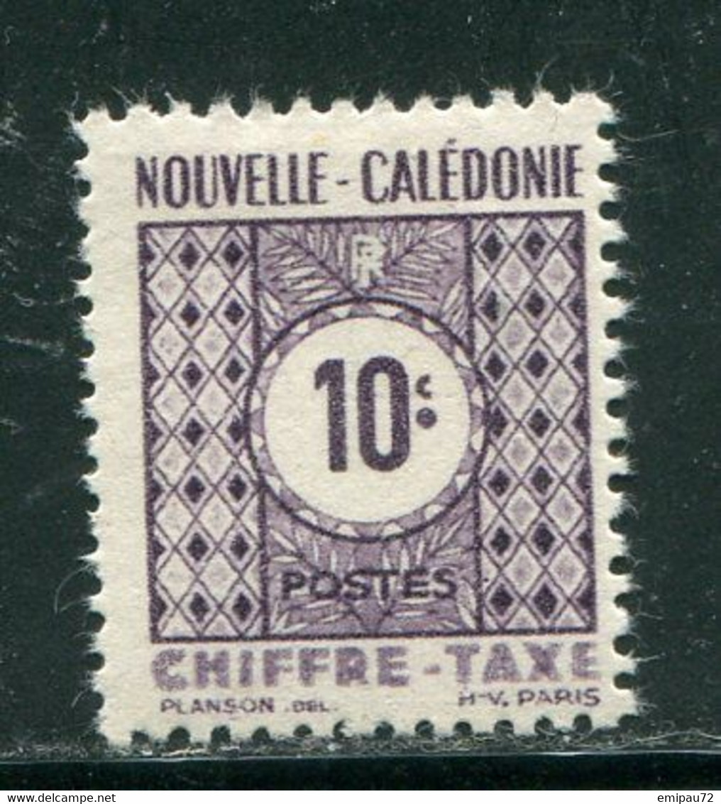 NOUVELLE CALEDONIE- Taxe Y&T N°39- Neuf Avec Charnière * - Timbres-taxe