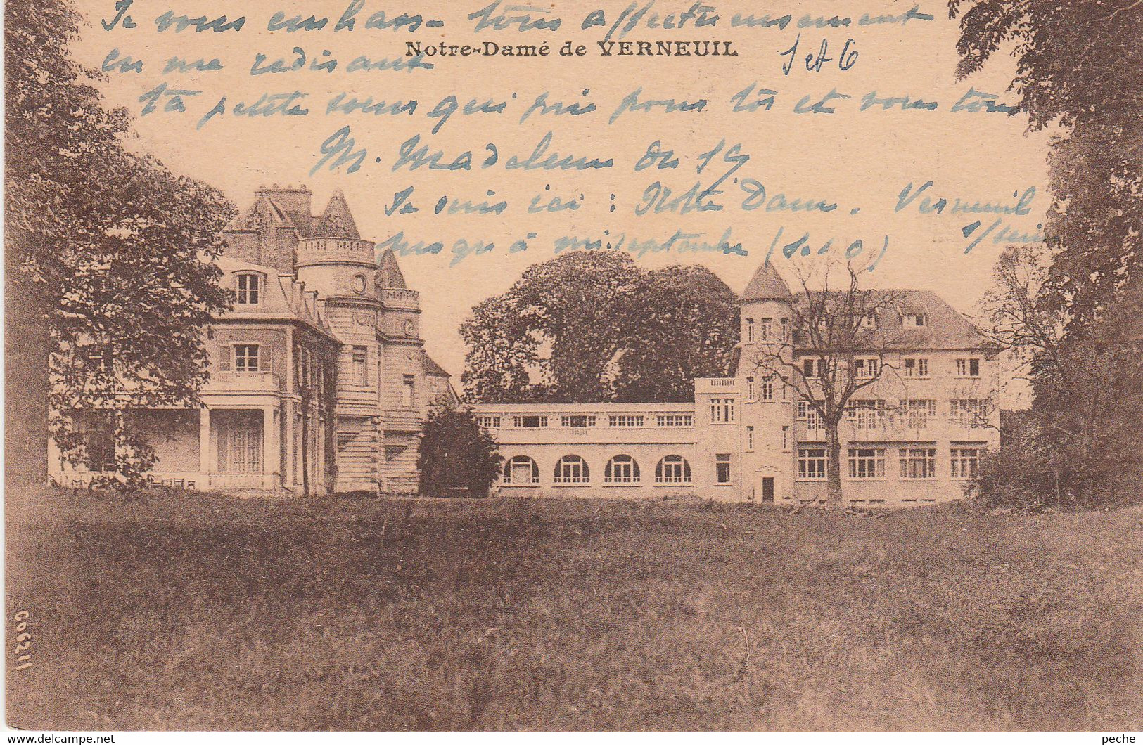 N° 8291 R -cpa Notre Dame De Verneuil - Verneuil Sur Seine