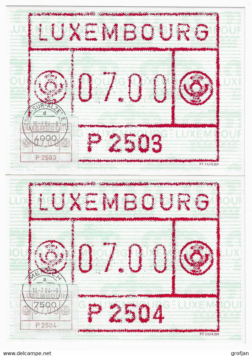 Timbres De Distributeurs - Automatenmarken - FDC - Collection De 16 Pièces - Vignettes D'affranchissement