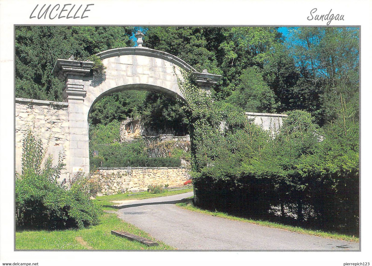 68 - Lucelle - Porte De Porrentruy Donnant Sur La Grotte De Lourdes Et Le Chemin De Croix - Other & Unclassified