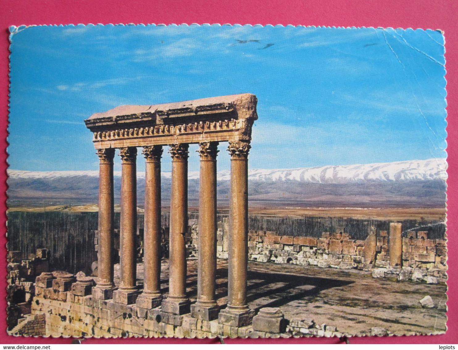 Visuel Très Peu Courant - Liban - Baalbeck - Colonnade Du Temple De Jupiter - Jolis Timbres - 1962 - R/verso - Liban