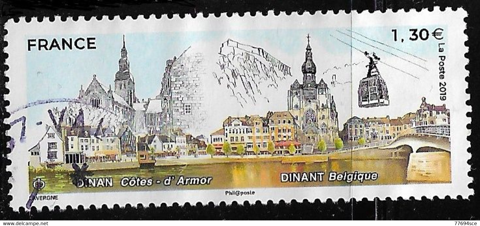 2019  Dinan-Cotes-d'Armor  /  Dinant-Belgique - Gebraucht