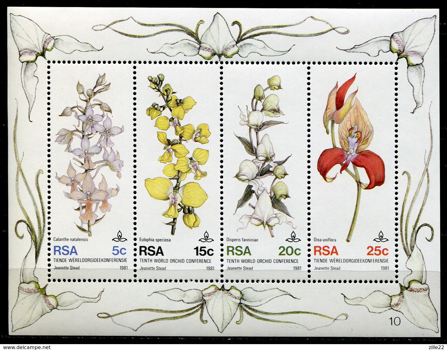 Südafrika Mi# Block 12 Postfrisch/MNH - Flora - Blokken & Velletjes