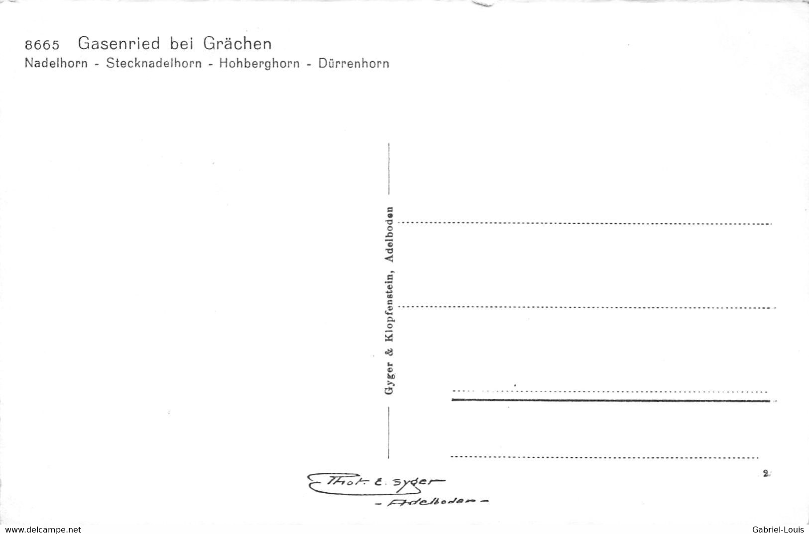 Gasenried Bei Grächen - Grächen