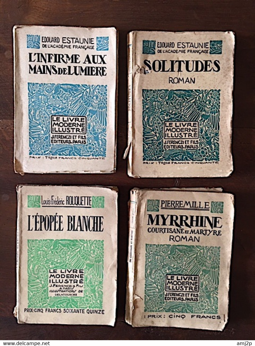 Lot De 4 Livres Collection "Le Livre Moderne Illustré" - 1901-1940