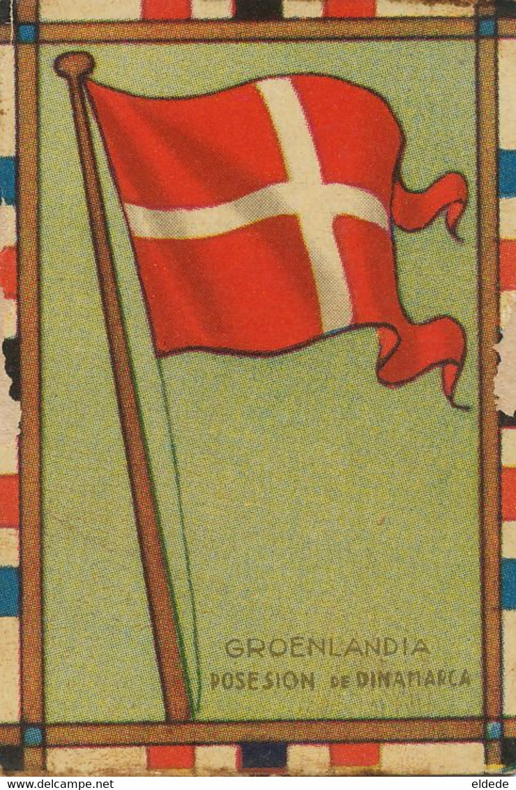 Greenland  Flag Colored . Denmark Ruler - Greenland