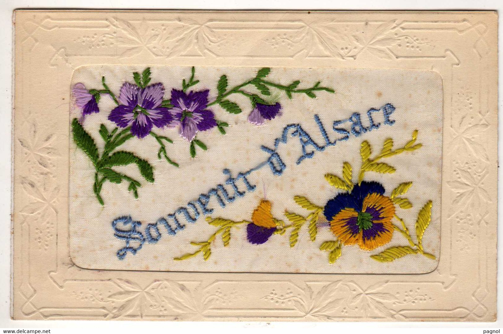 Fantaisies : Brodée : Souvenir D'Alsace - Embroidered