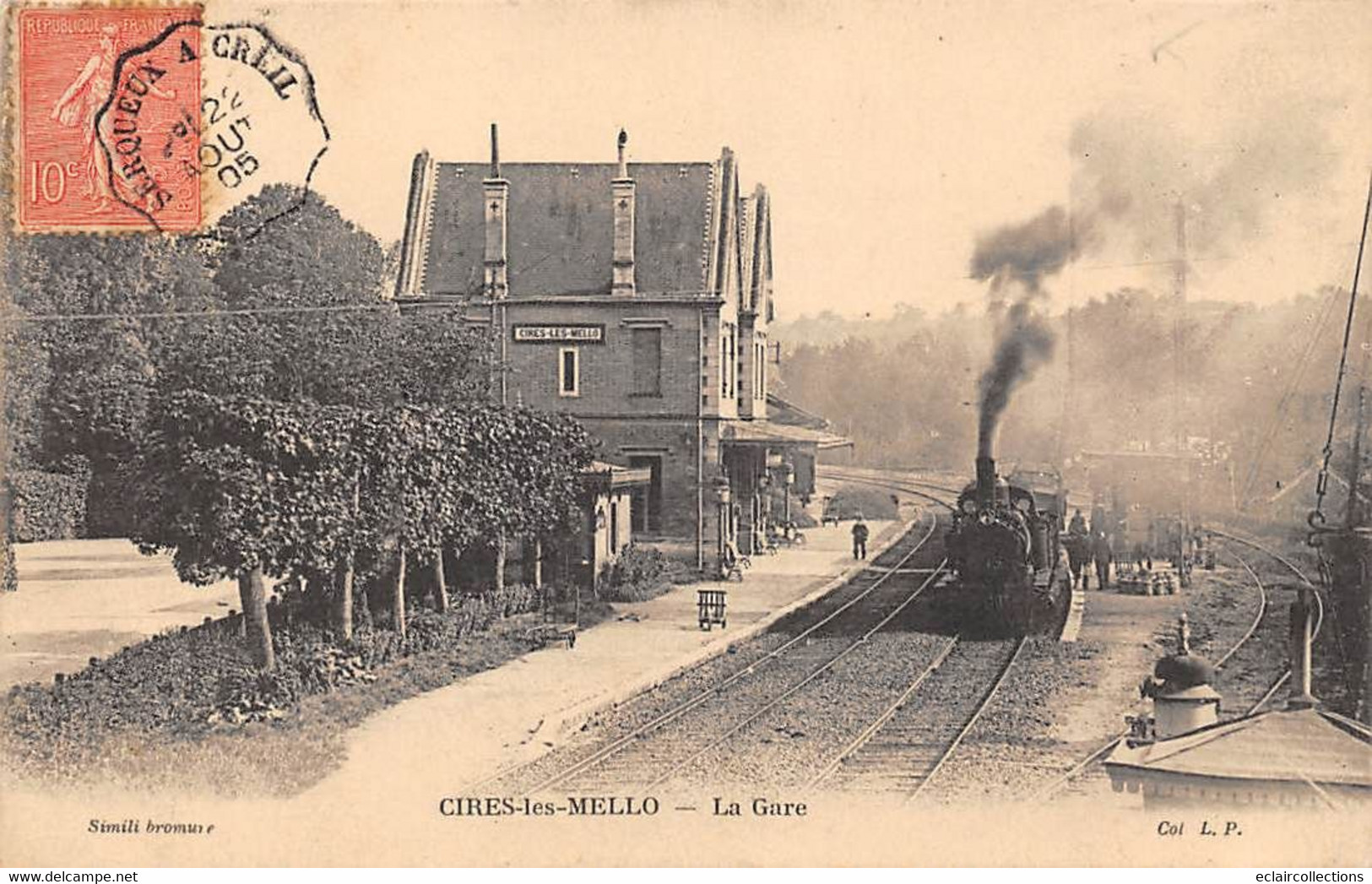 Cires-lès-Mello     60        Intérieur De La Gare   - Train -     (voir Scan) - Autres & Non Classés