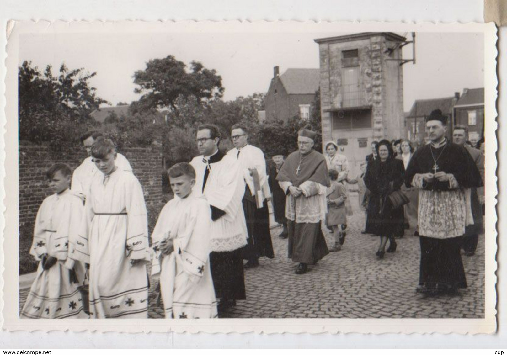 Leuze Longchamps Carte Photo Monseigneur Charue - Eghezee