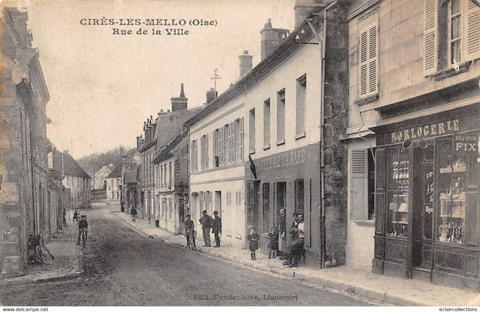 Cires-lès-Mello     60          Rue De La Ville.  Magasin D'horlogerie     (voir Scan) - Other & Unclassified