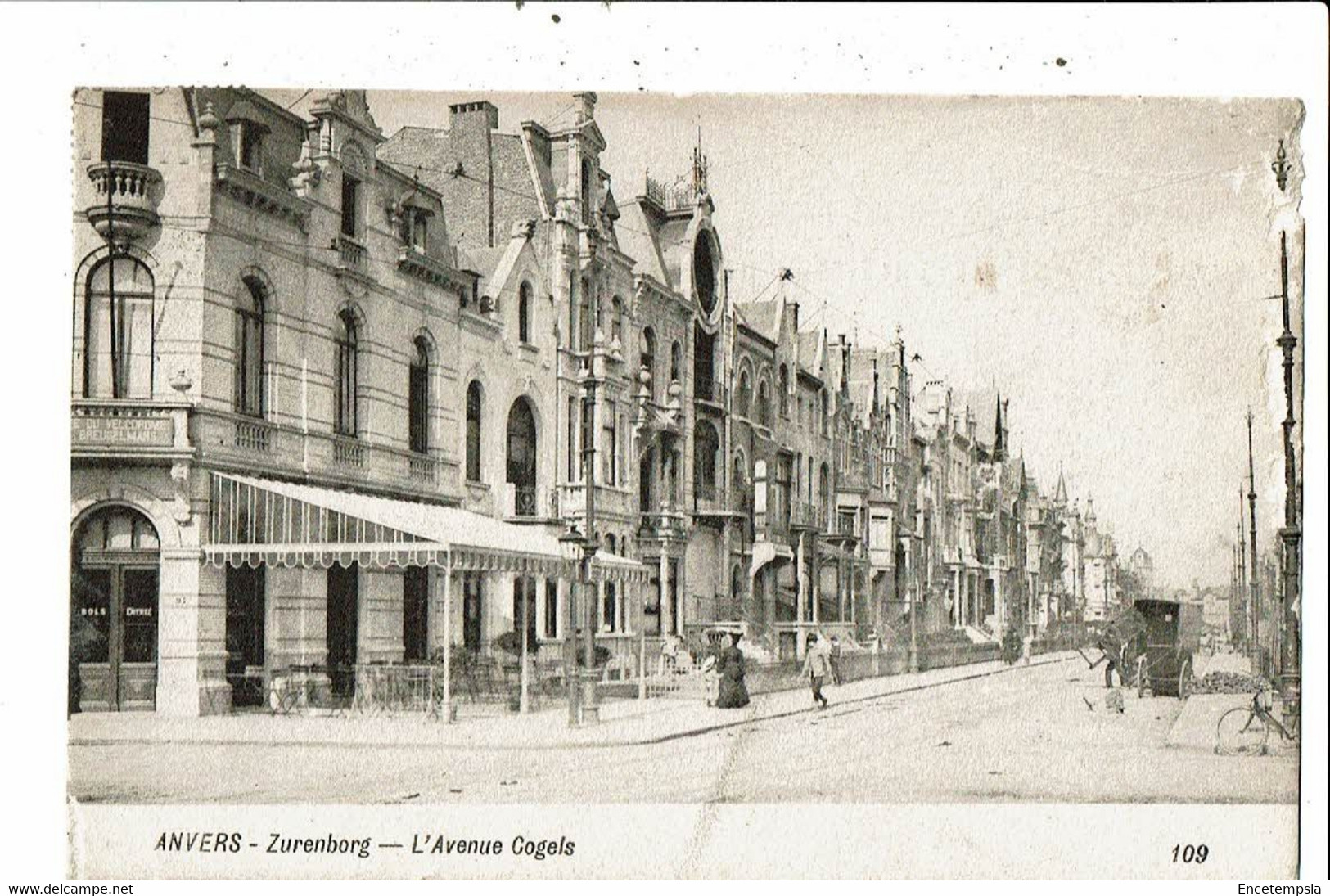 CPA-Carte Postale  Belgique-Anvers- Zurenborg -Avenue Cogels-1908VM23700c - Antwerpen