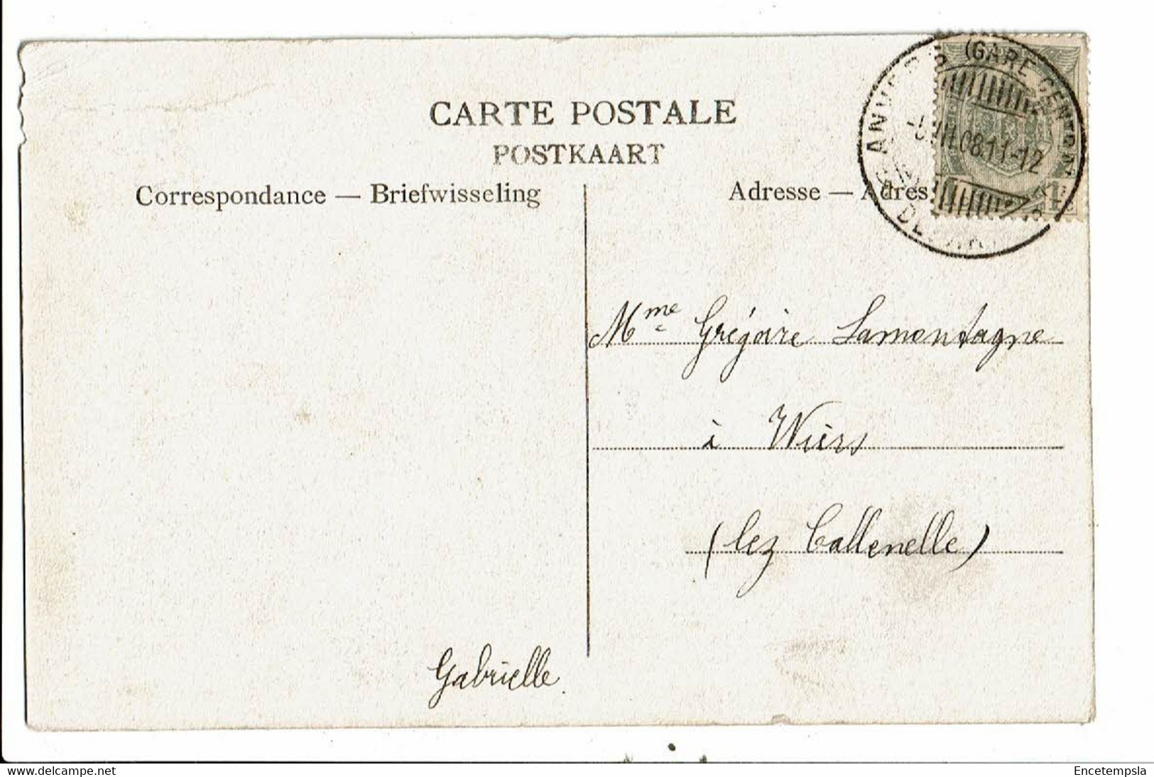 CPA-Carte Postale  Belgique-Anvers- Zurenborg -Avenue Cogels-1908VM23700c - Antwerpen