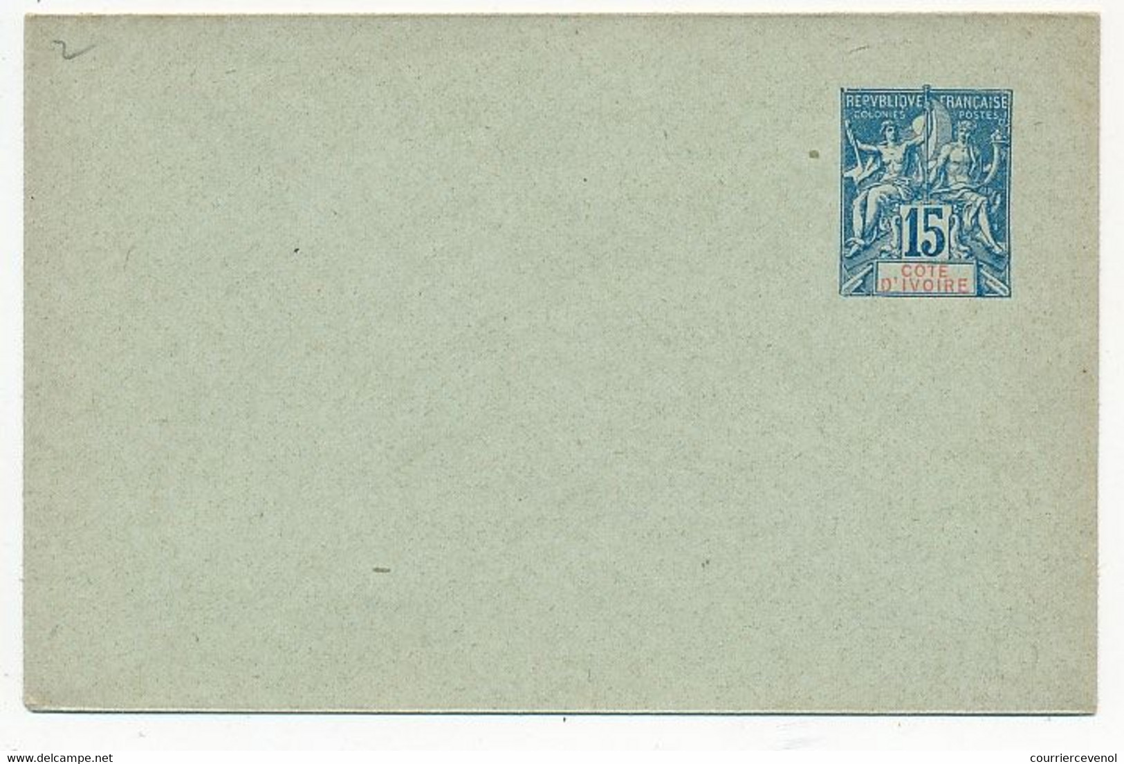 COTE D'IVOIRE - Entier Postal (enveloppe) 15c Groupe - Ref EN 2 - 116 X 76 Mm - Ungebraucht