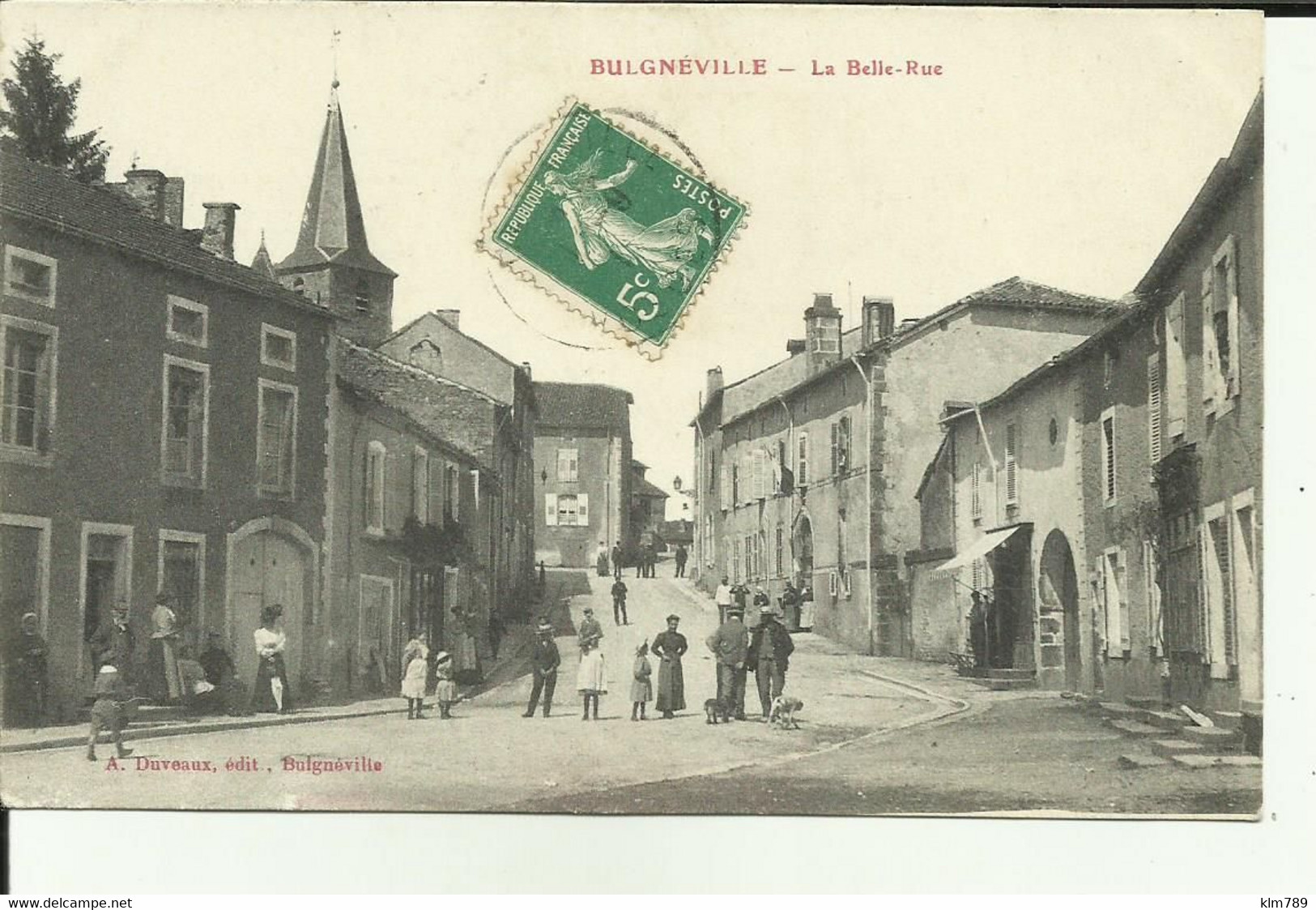 88 - Vosges - Bulgnéville - La Belle Rue - Animée - - Bulgneville