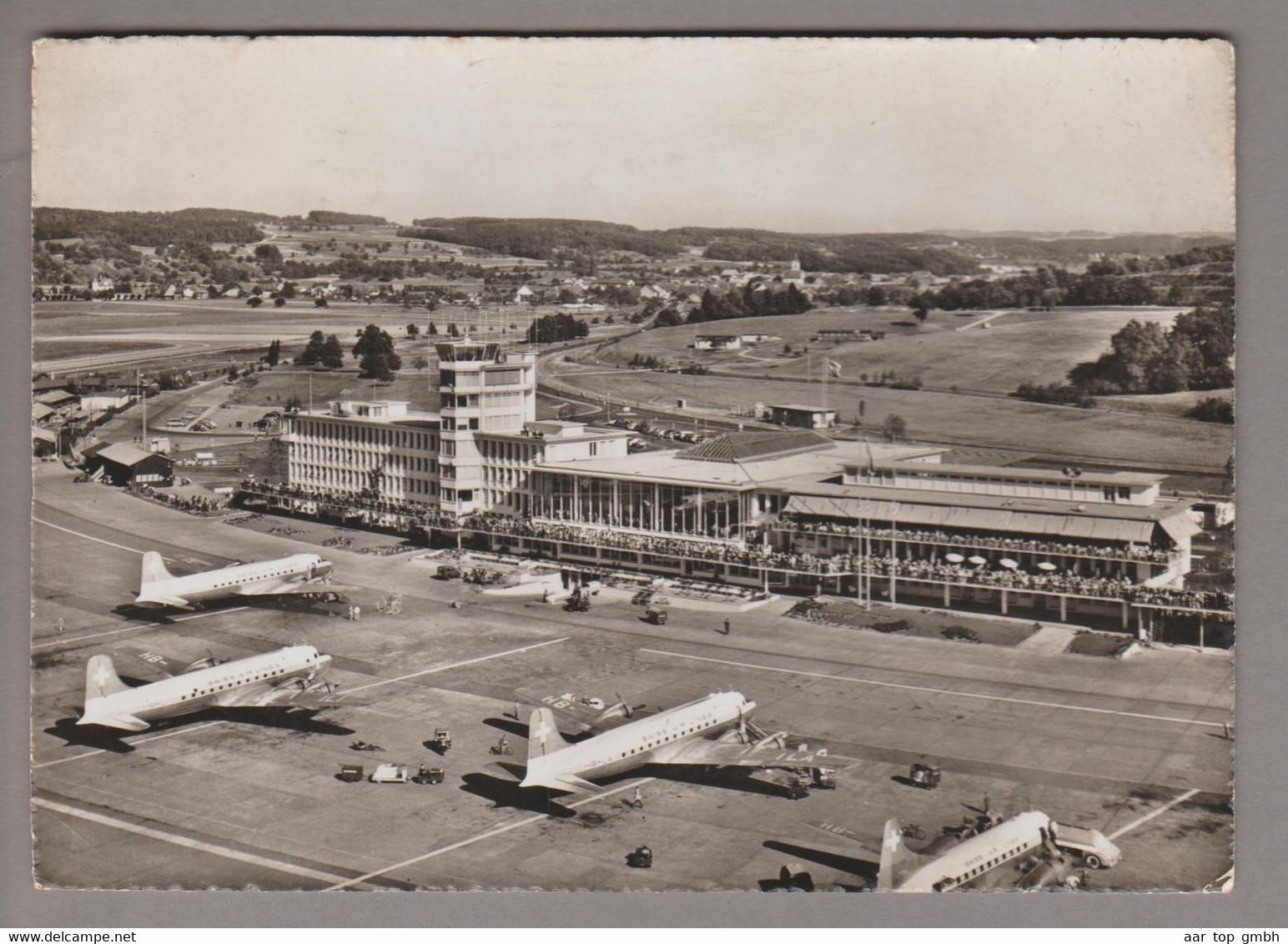 AK CH ZH Kloten 1956-02-26 Flughafen Photoglob #346 - Kloten