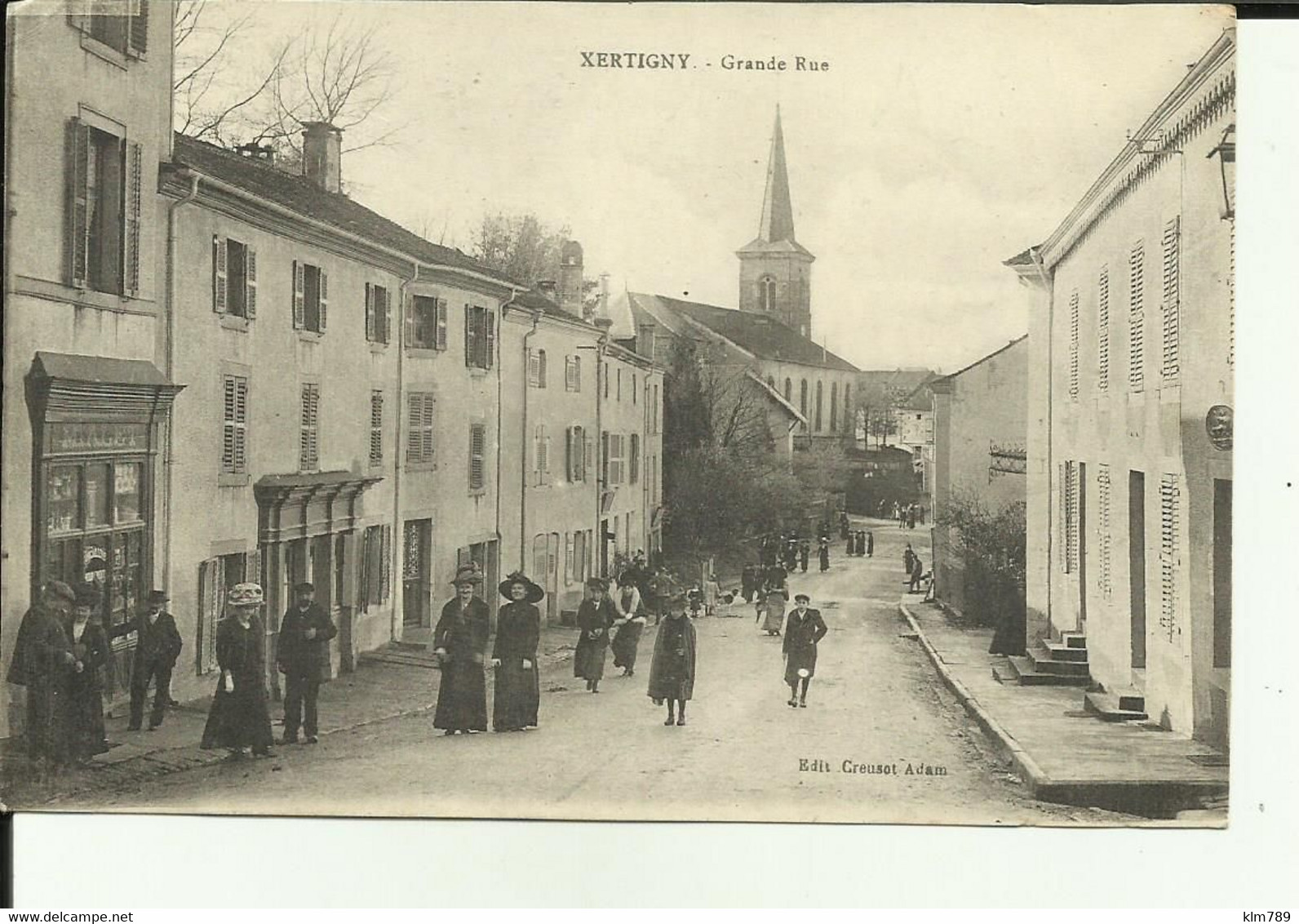 88 - Vosges - Xertigny - Grande Rue - Sortie De Messe ???- Animée - - Xertigny