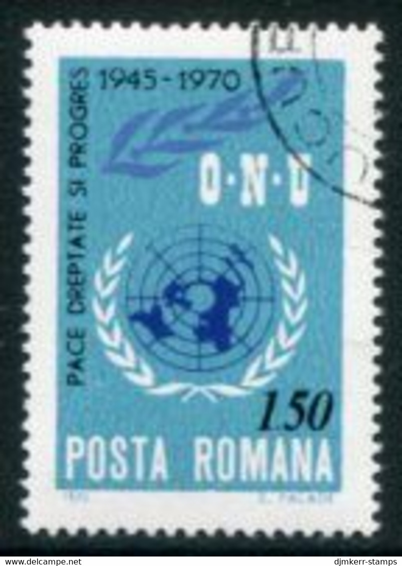 ROMANIA 1970 25th Anniversary Of UNO Used.  Michel 2887 - Used Stamps