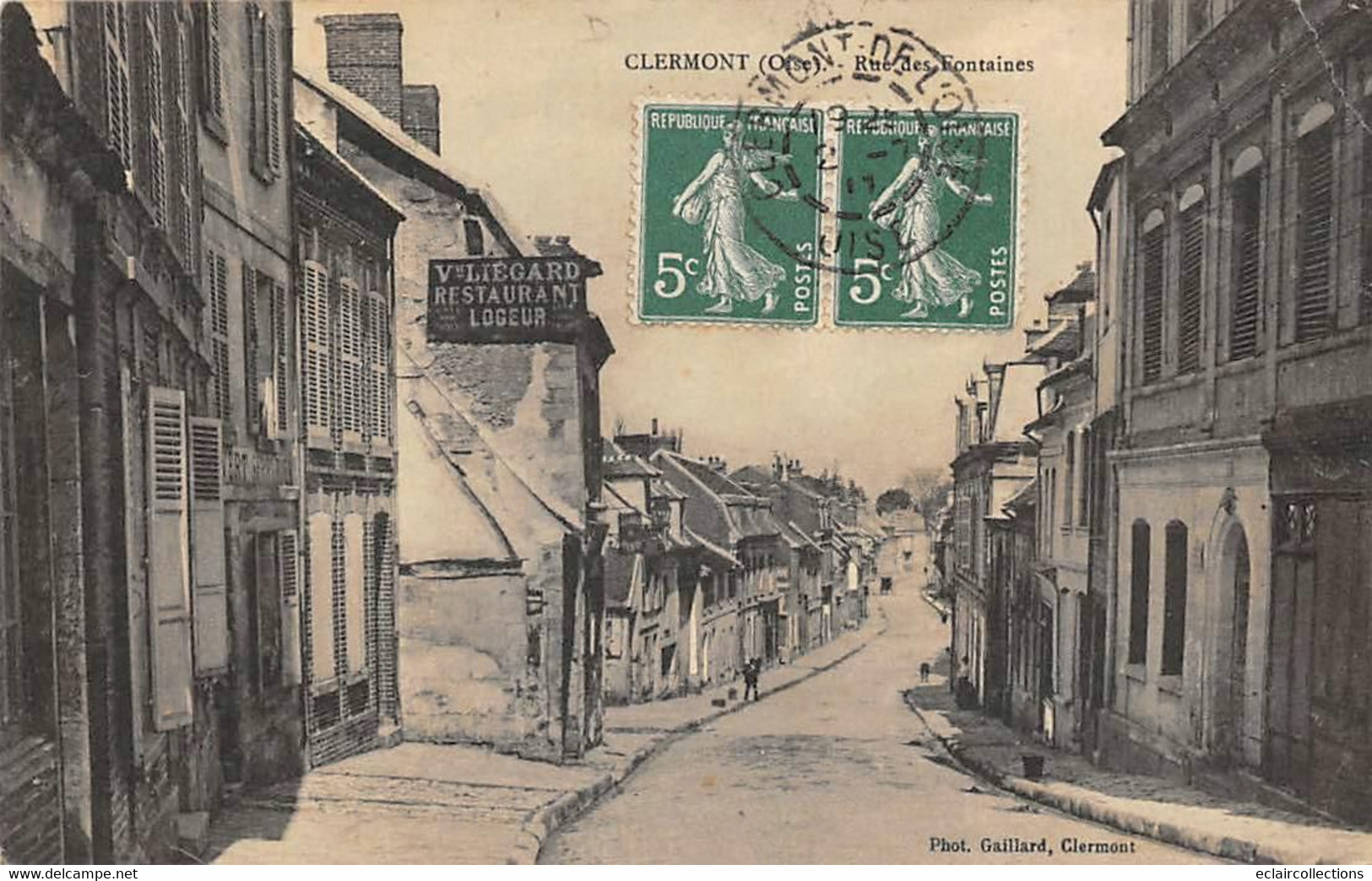 Clermont        60           Rue Des Fontaines        (voir Scan) - Clermont