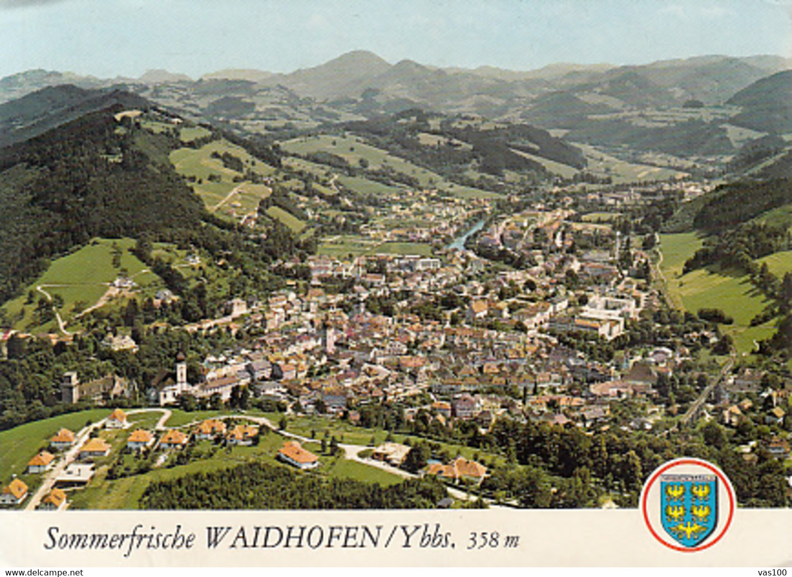 CPA WAIDHOFFEN- TOWN PANORAMA - Waidhofen An Der Ybbs