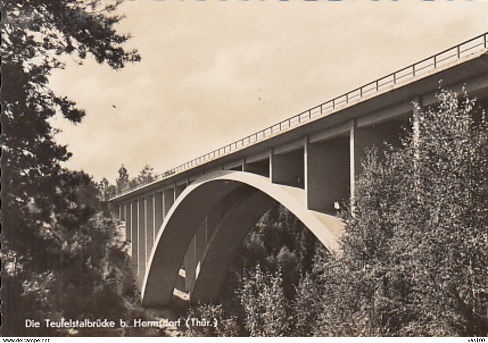 CPA HERMSDORF- VIADUCT - Hermsdorf