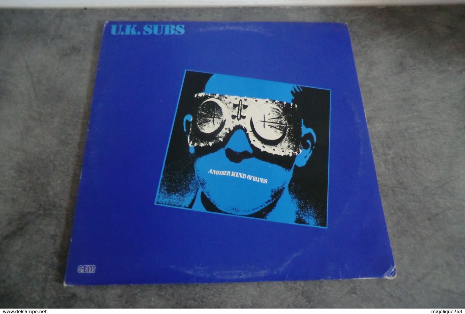 Disque De  U.K.SUBS - Another Kind Of Blues - RCA GEM LP 100 - UK 1979 - Album, Blue Labels - - Punk