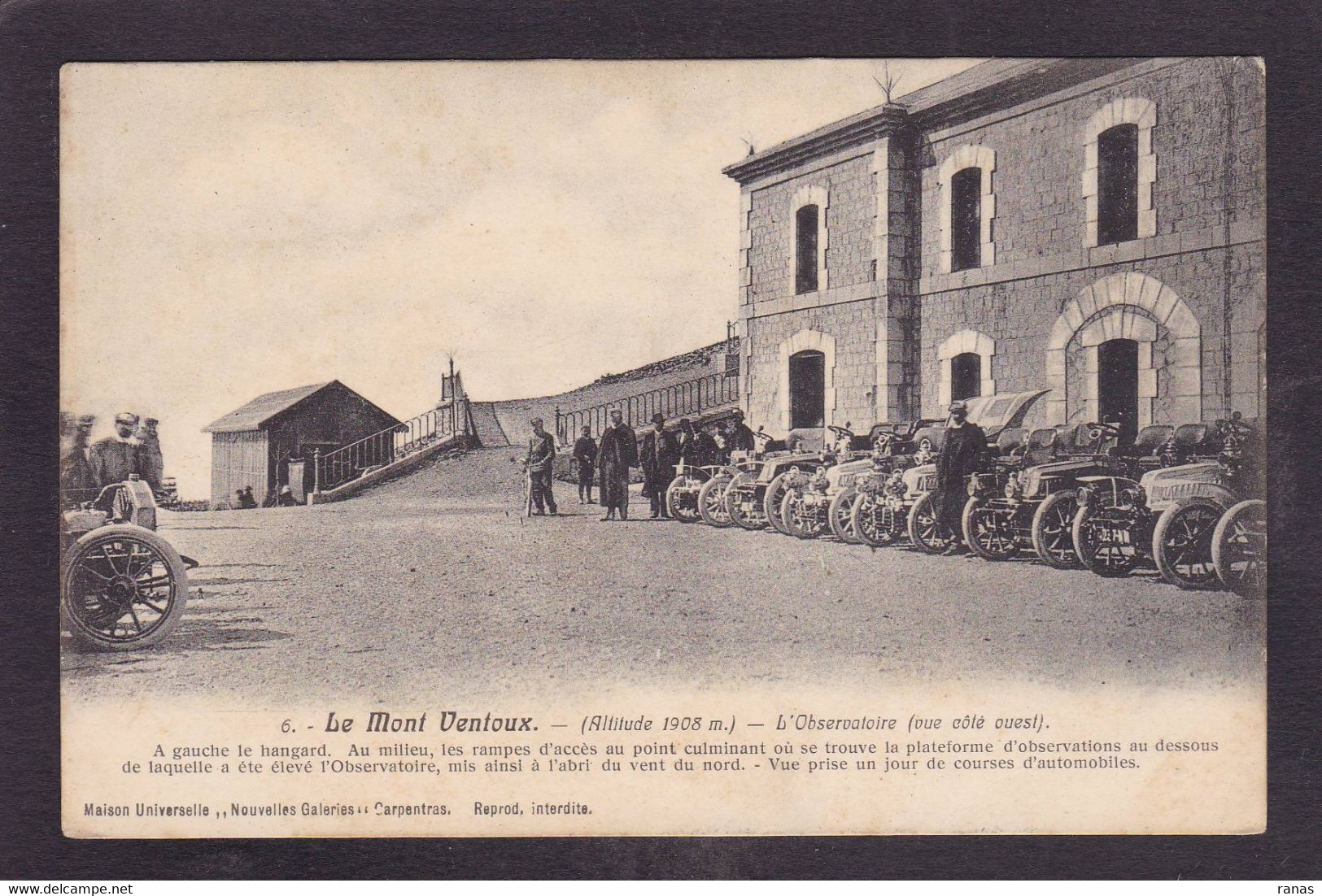 CPA Vaucluse 84 Le Mont Ventoux Non Circulé Observatoire Voitures - Autres & Non Classés