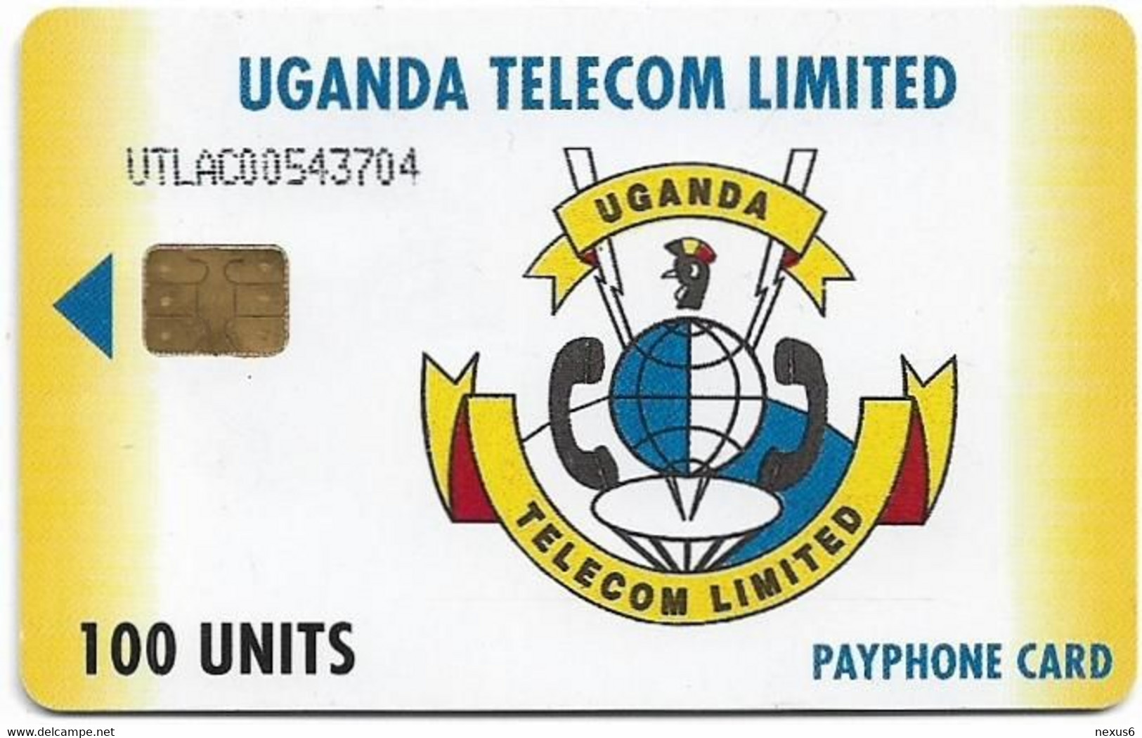 Uganda - UTL - Logo & Services, Cn. UTLAC, Siemens S35, 100U, Used - Ouganda