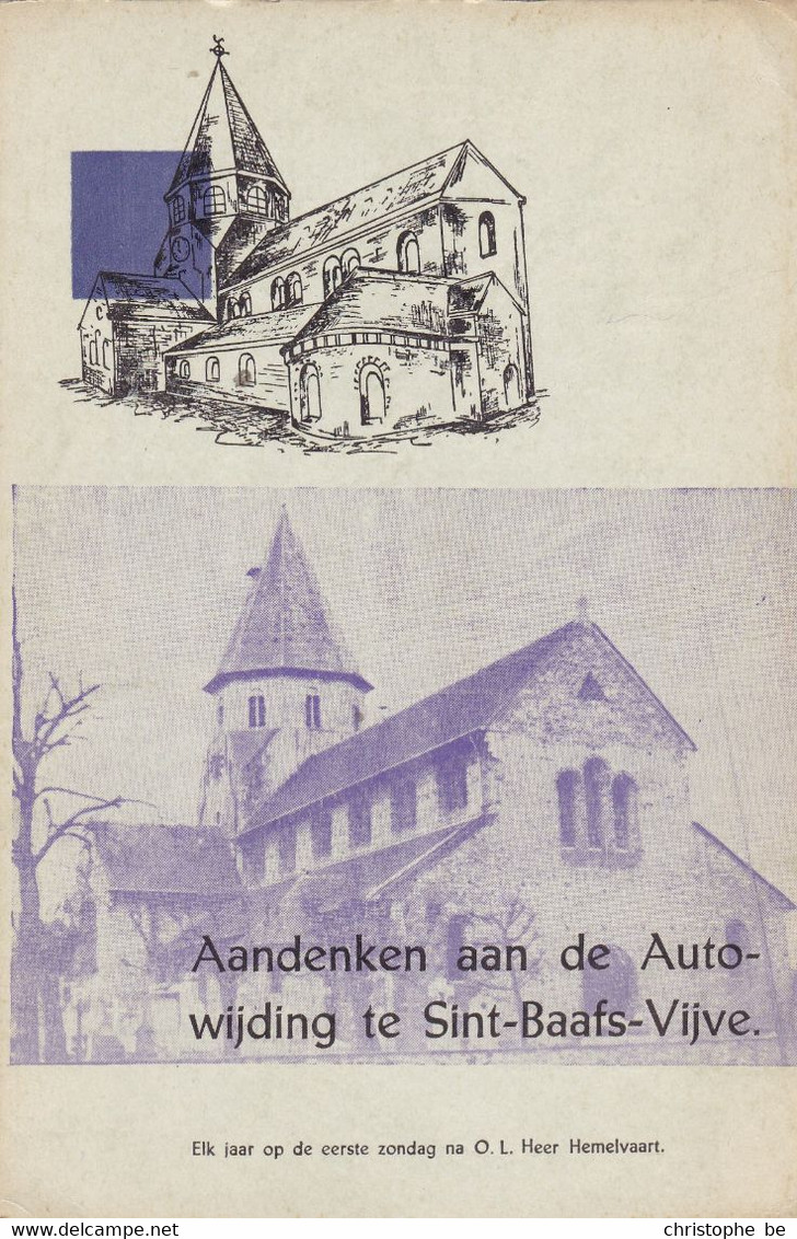 Aandenken Aan De Autowijding Te Sint Baafs Vijve (pk71861) - Wielsbeke