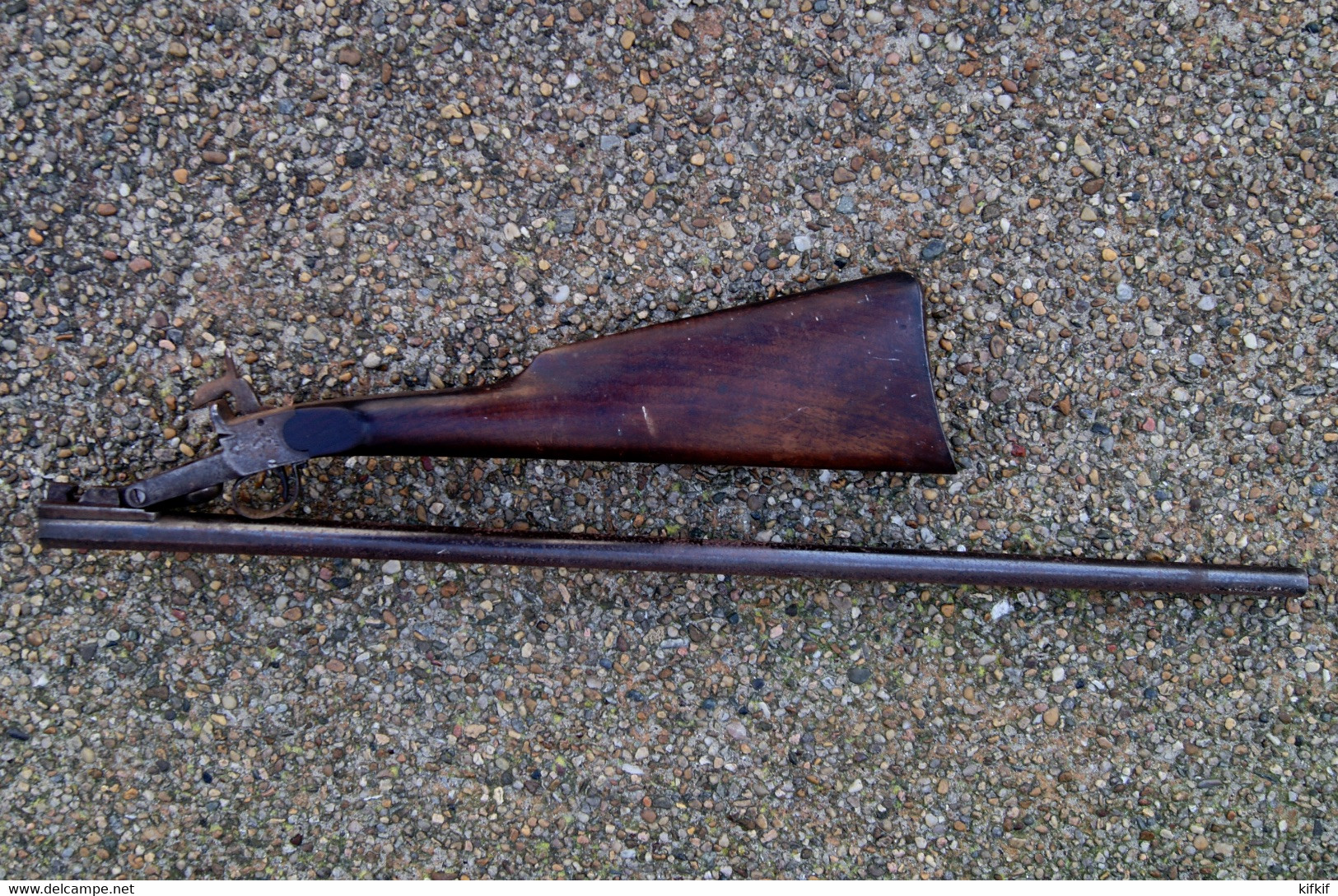 Ancien Fusil Carabine De Chasse Braconnier à Broche French Antic Poacher Shotgun St Etienne 14,0 Sorti De Grenier... XIX - Armes Neutralisées