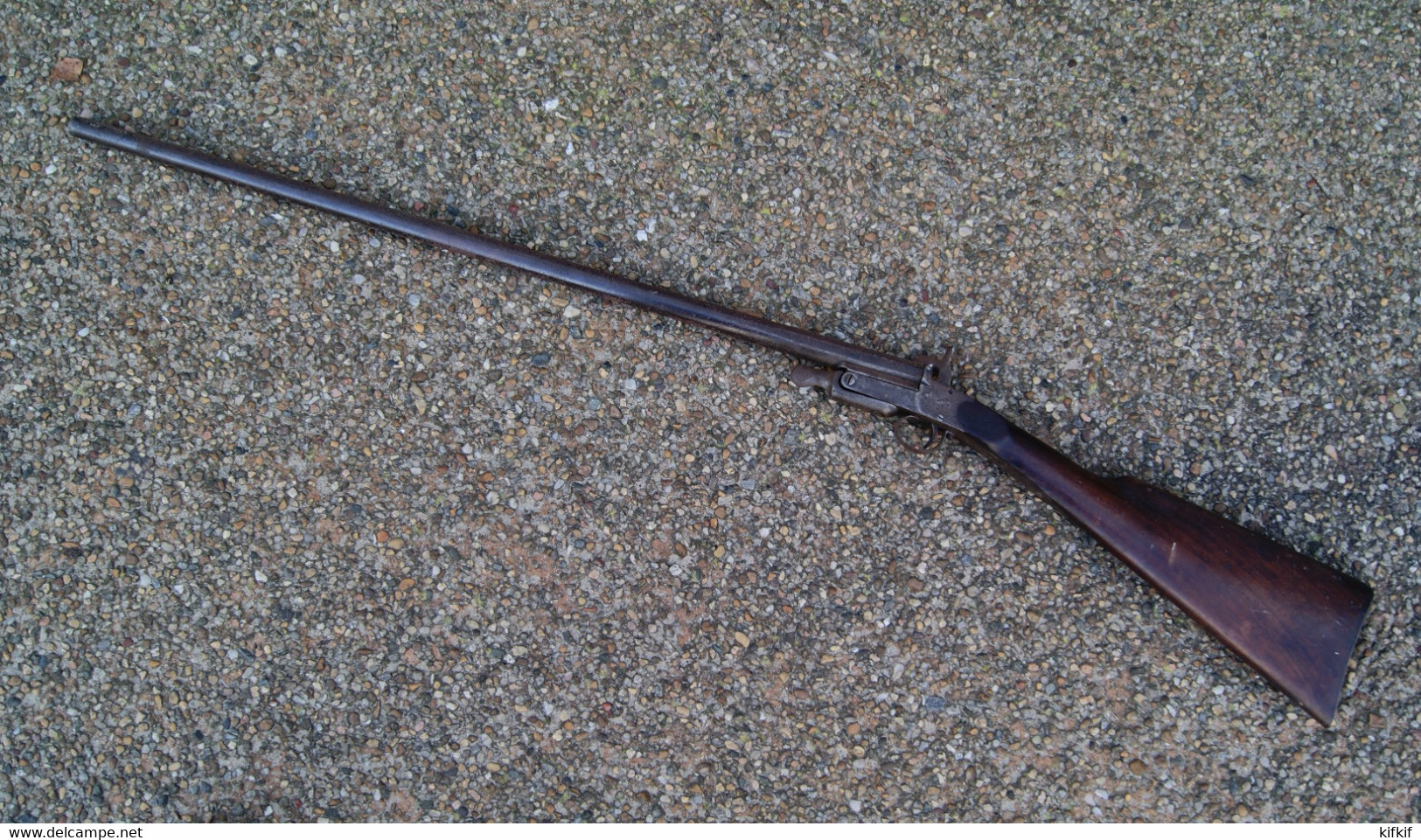 Ancien Fusil Carabine De Chasse Braconnier à Broche French Antic Poacher Shotgun St Etienne 14,0 Sorti De Grenier... XIX - Armes Neutralisées