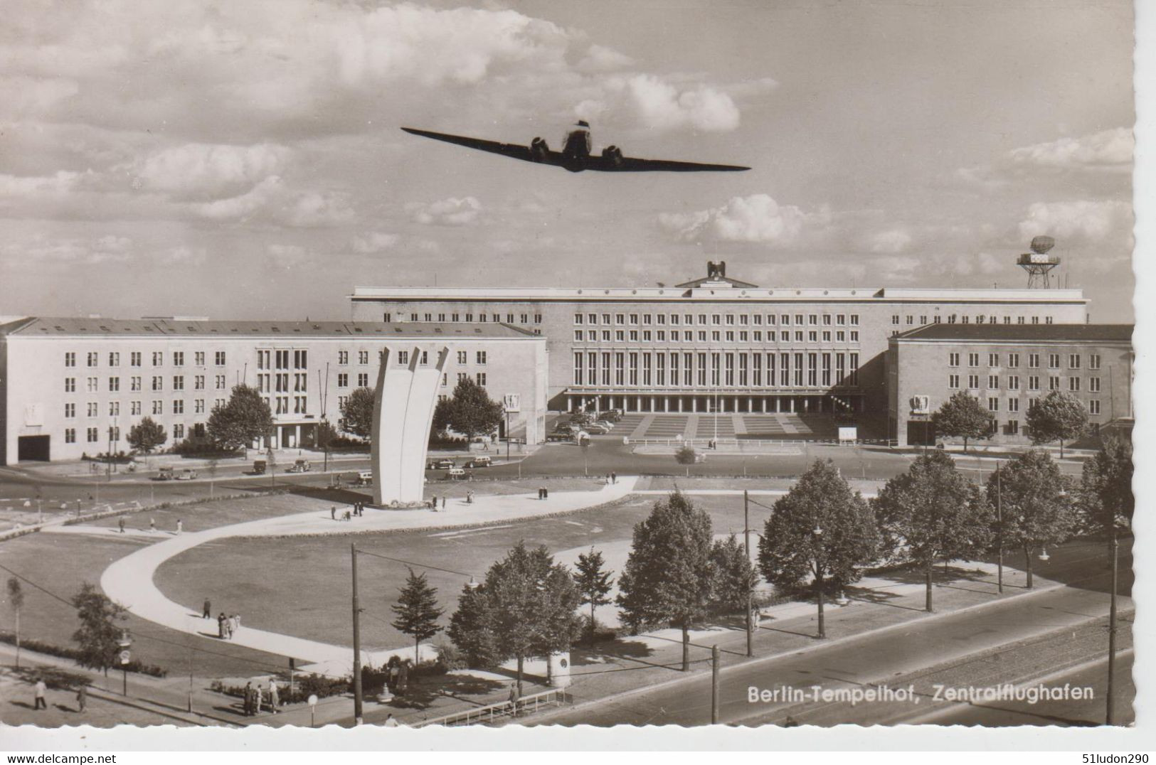 CPA Berlin - Tempelhof - Zentralflughafen - Tempelhof