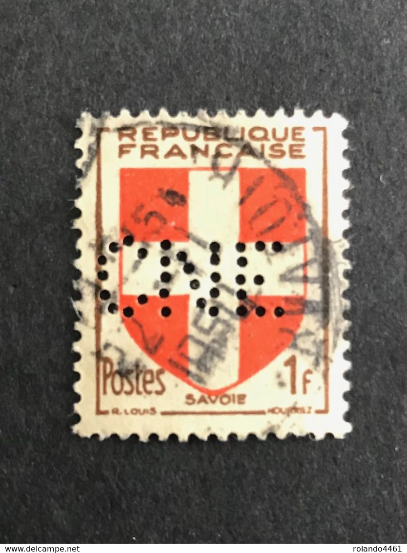 FRANCE C N° 836 Armoirie CNE 310 Perforé Perforés Perfins Perfin Superbe !! - Sonstige & Ohne Zuordnung