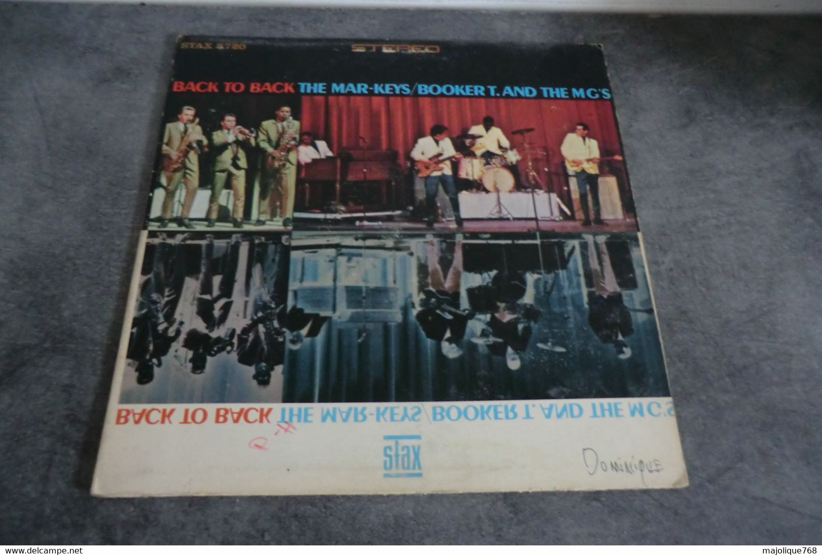 Disque De The Mar-Keys/Booker T. And The M G' S - Back To Back - STAX S 720 - US 1967 - Soul - R&B
