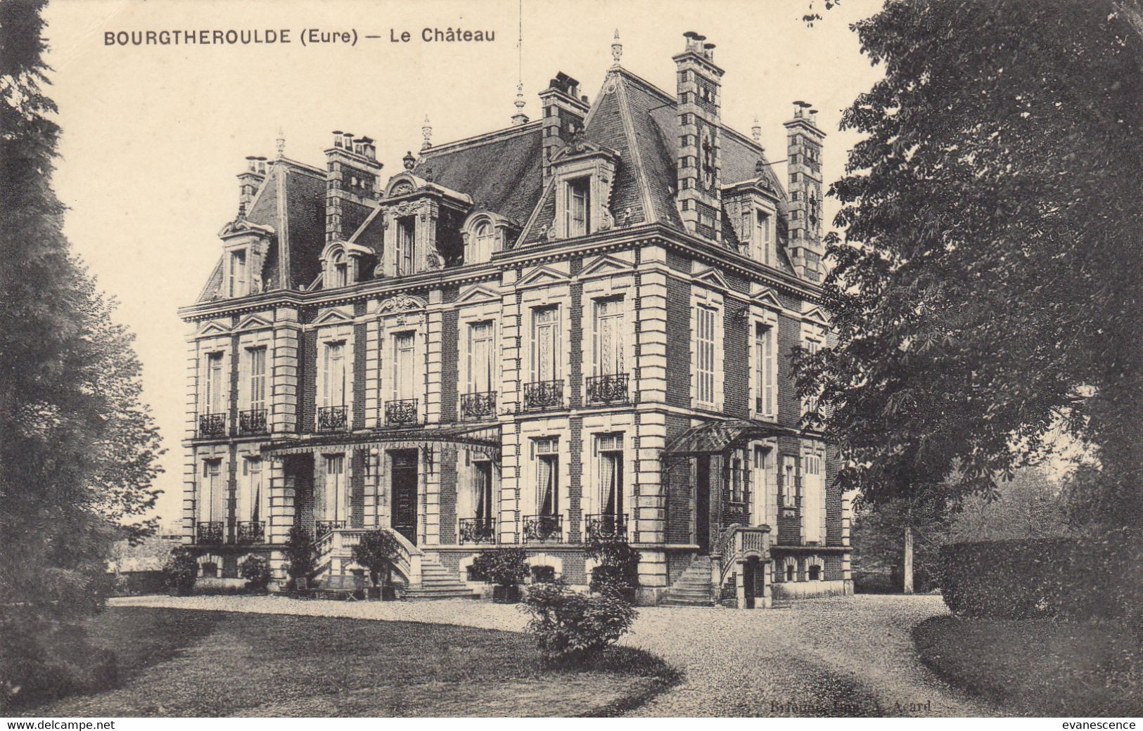 27 : Bourgthéroulde : Le Chateau  ///   Ref. Nov. 20  ///  N° 13.352 - Bourgtheroulde