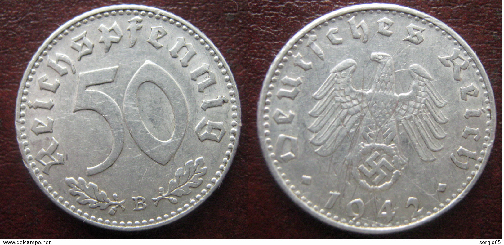 50 Pf 1940-A - 50 Reichspfennig
