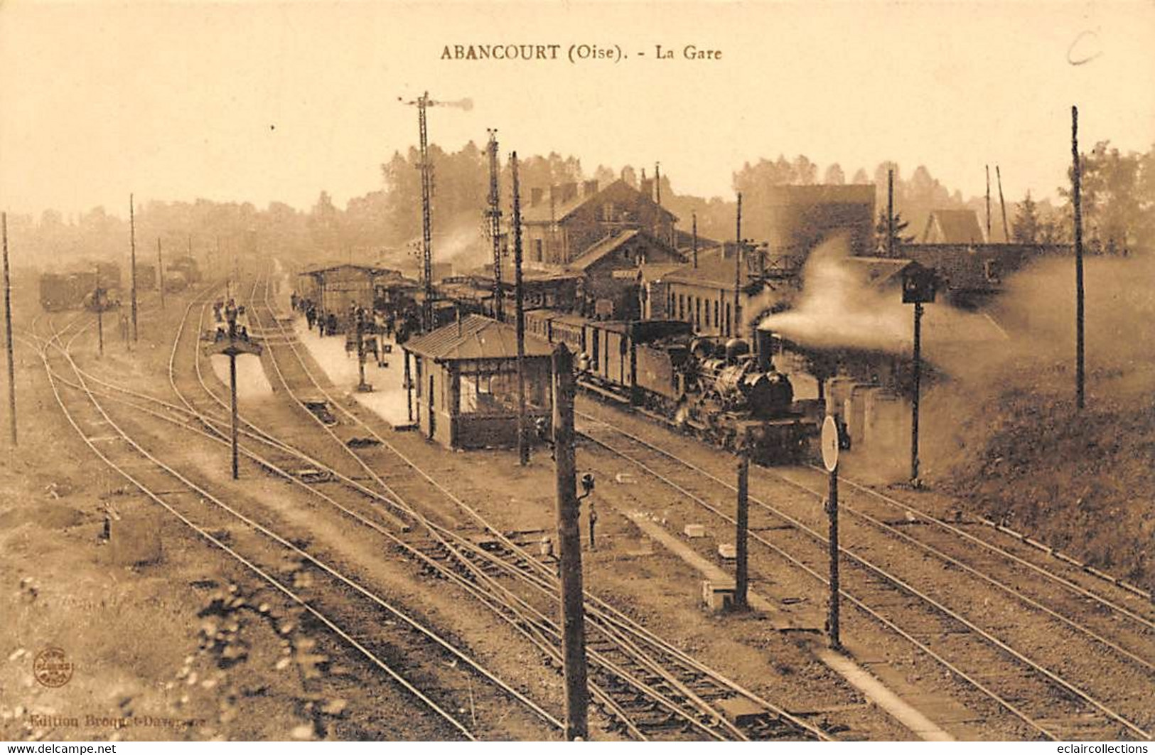 Abancourt       60          Intérieur De La Gare - Train- 1        (voir Scan) - Other & Unclassified