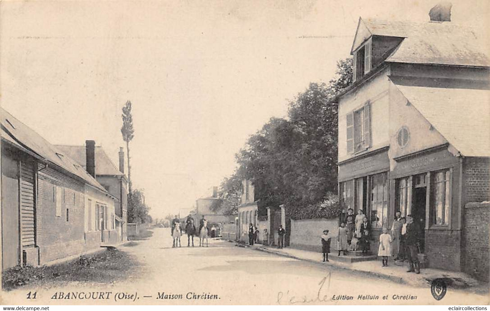 Abancourt       60         Maison Chrétien.  Editeur De La Carte   (voir Scan) - Other & Unclassified