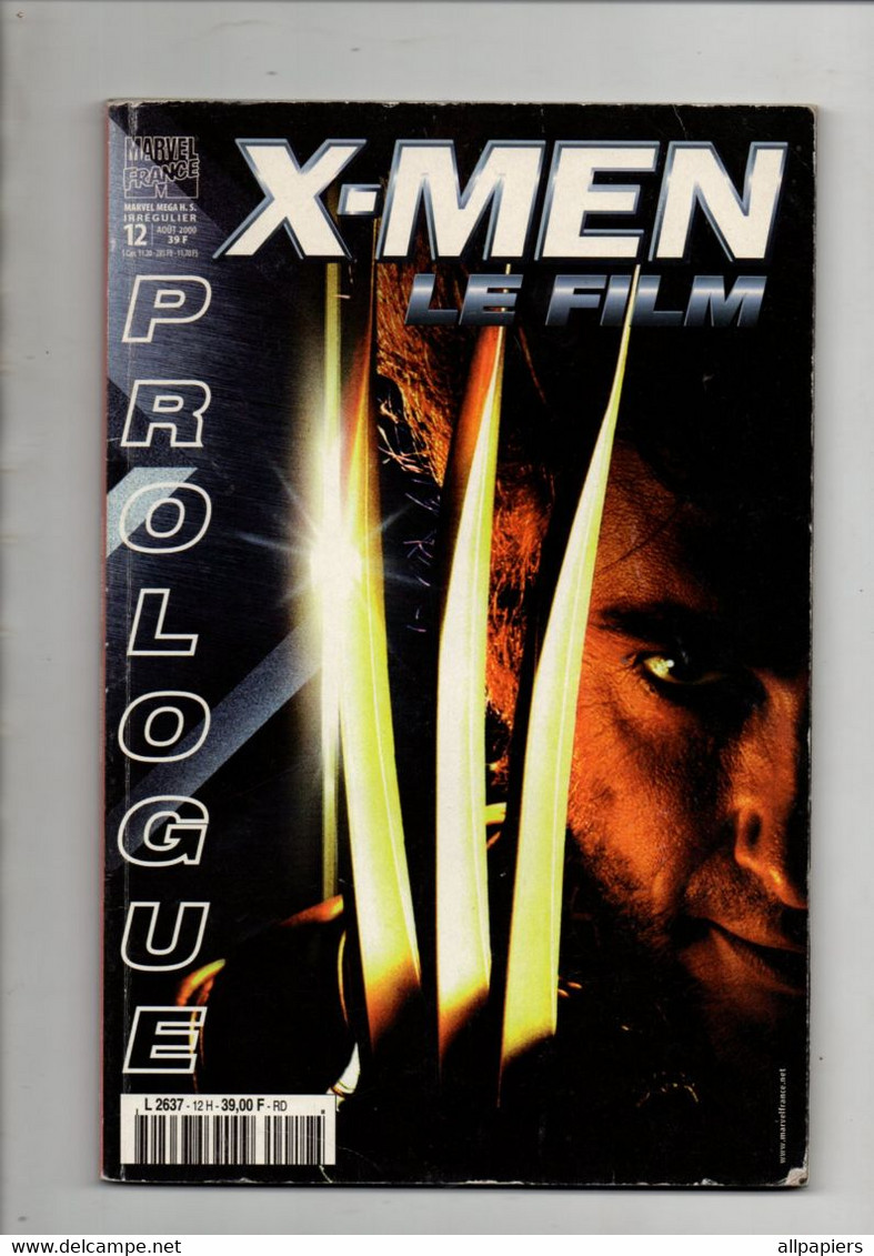 Comics X-MEN Le Film Prologue N°12 Magnéto - Malicia - Wolverine De 2000 - XMen
