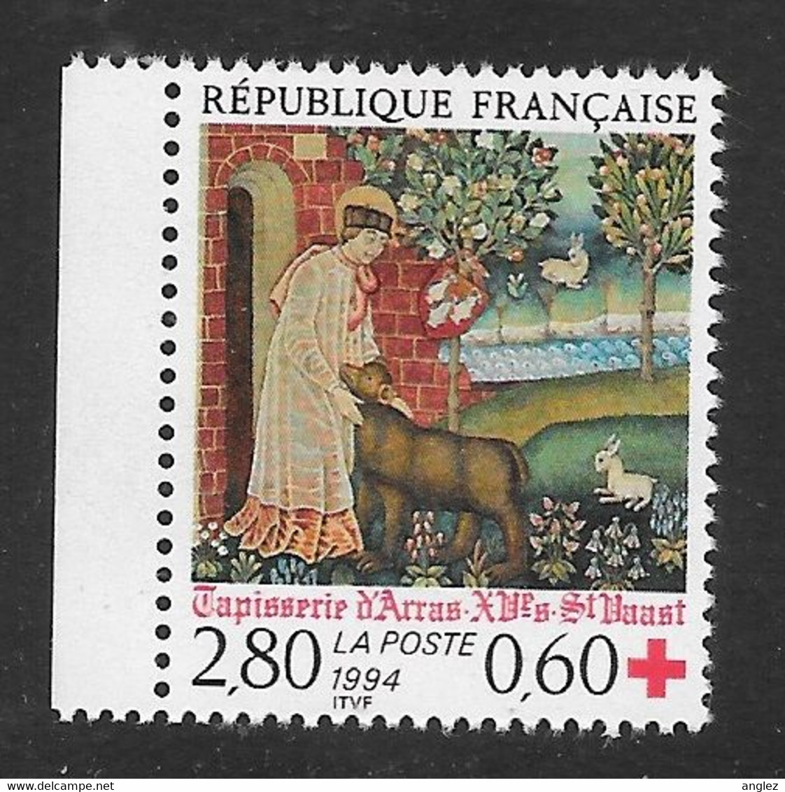 France: 1994 Red Cross Tapestry Booklet Stamp  MNH - Sonstige & Ohne Zuordnung