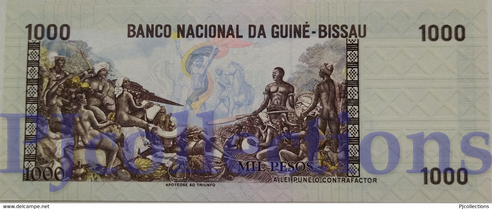 GUINEA BISSAU 1000 PESOS 1978 PICK 8b UNC - Guinea-Bissau