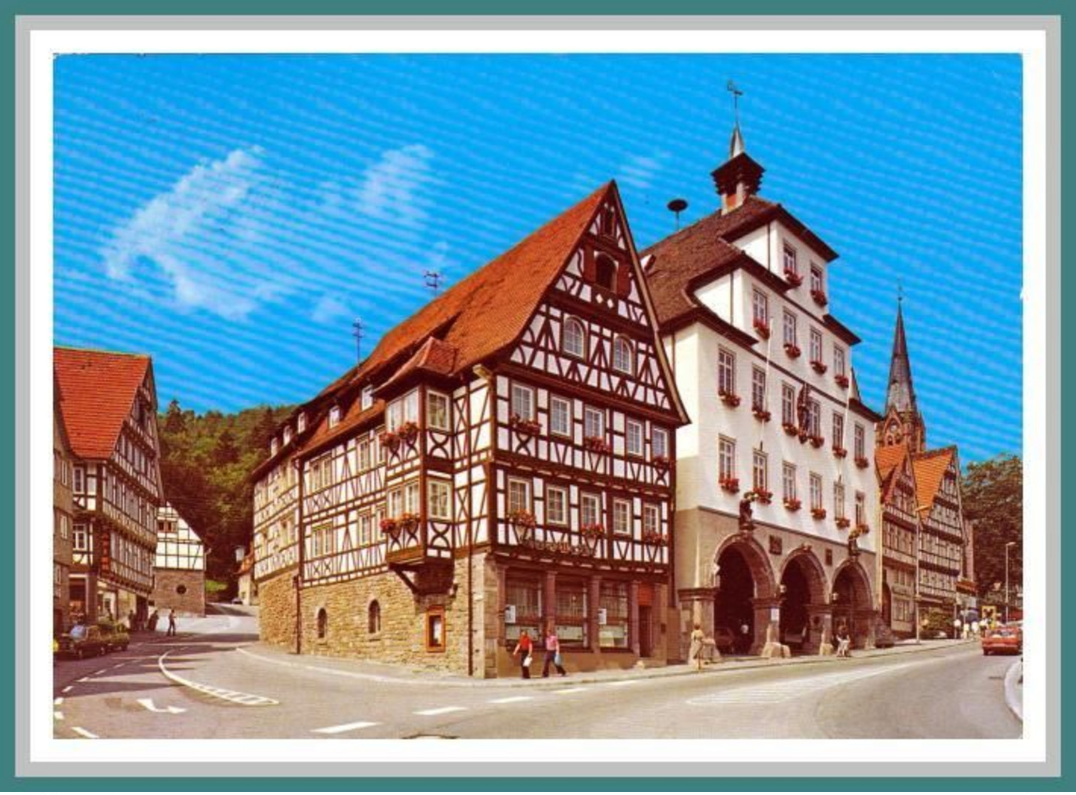 (638) Deutschland Baden Württemberg Calw Erholungsort Am Rathaus 1987 - Calw