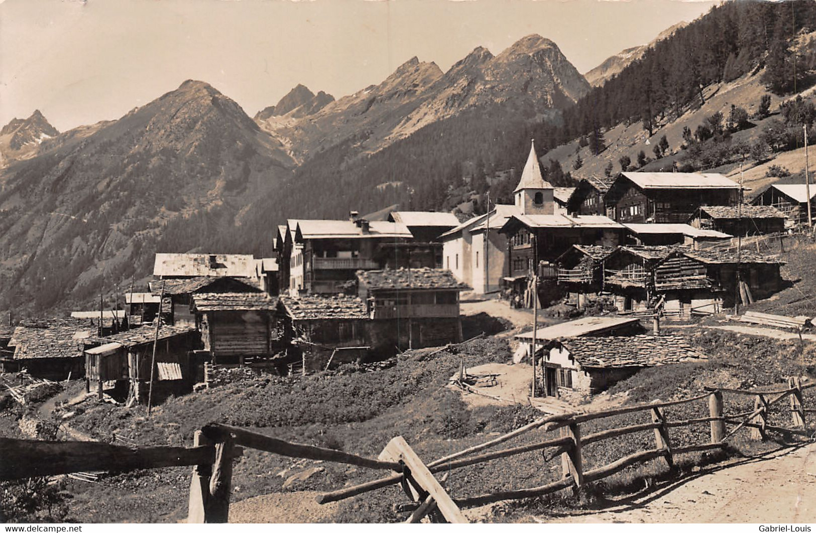 Lötschental Wiler Mit Rothörner - Wiler