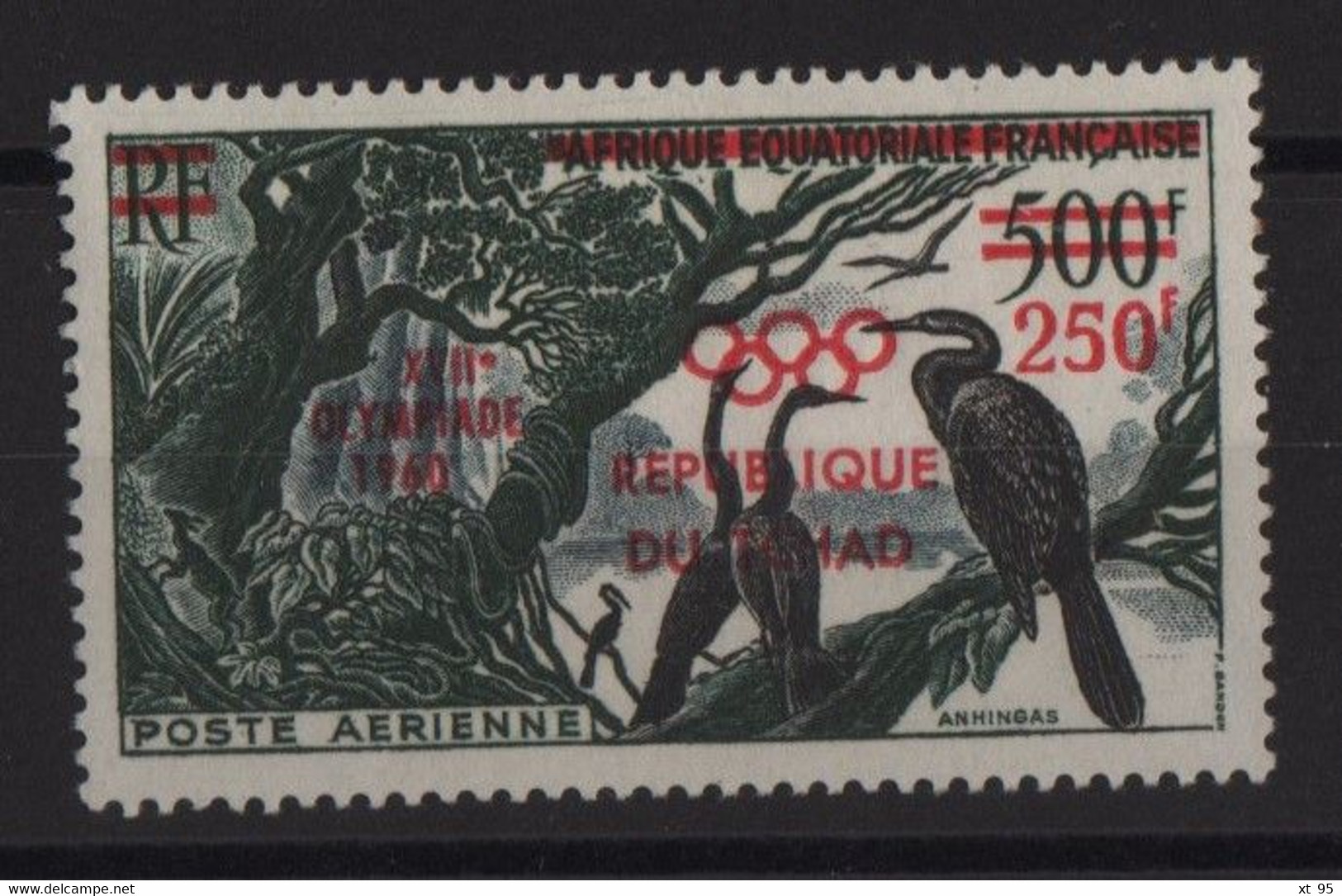 Tchad - Pa N°1 - Sports - Oiseaux - Cote 12€ - ** Neufs Sans Charniere - Chad (1960-...)