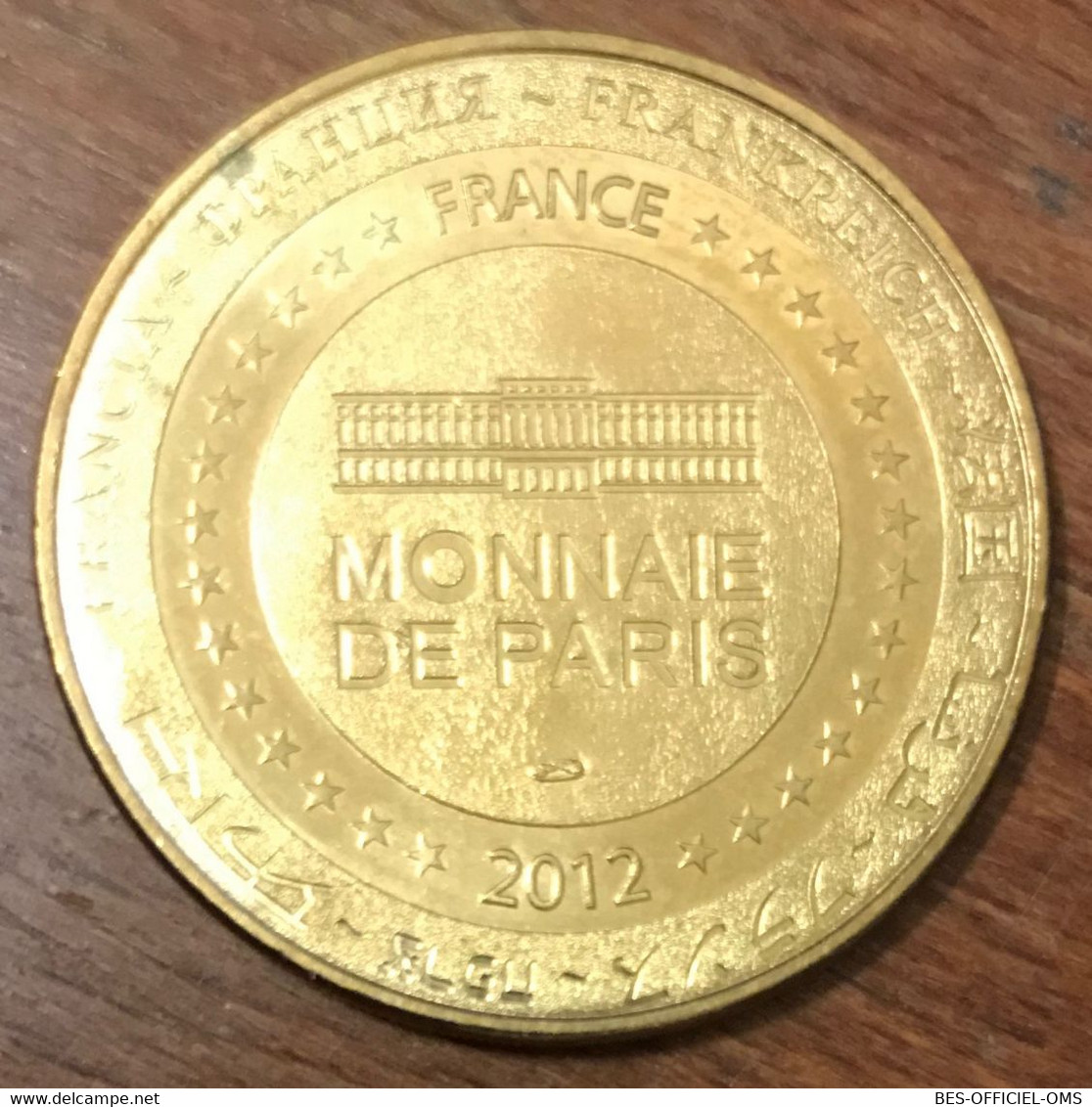 13 ARLES CLOÎTRE SAINT-TROPHIME MEDAILLE SOUVENIR MONNAIE DE PARIS 2012 JETON TOURISTIQUE MEDALS COINS TOKENS - 2012