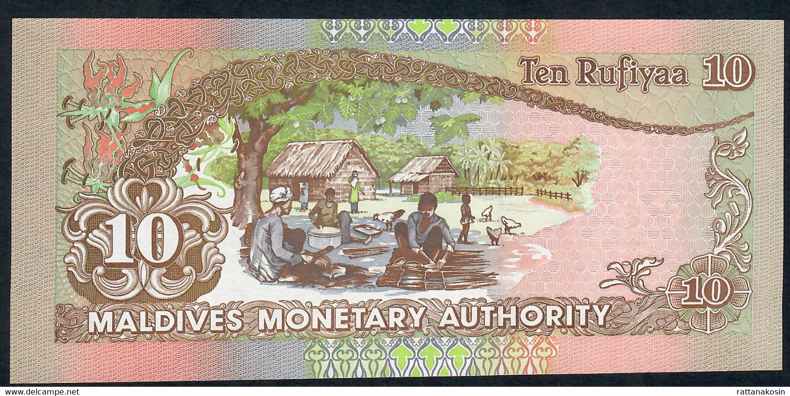 MALDIVES P19c 10 RUFIYAA   2006  #E  UNC. - Maldivas