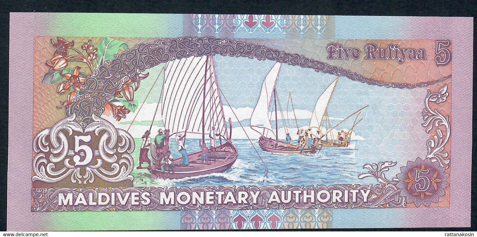 MALDIVES P18e 5 RUFIYAA 2011 #J   UNC. - Maldiven