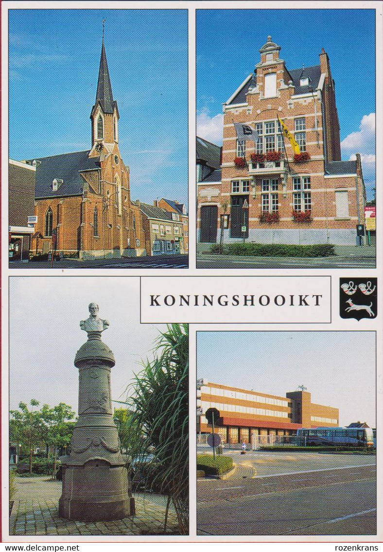 Lier Koningshooikt  Bus Autobus Van Hool Gemeentehuis Standbeeld Leopold I (In Zeer Goede Staat) - Lier