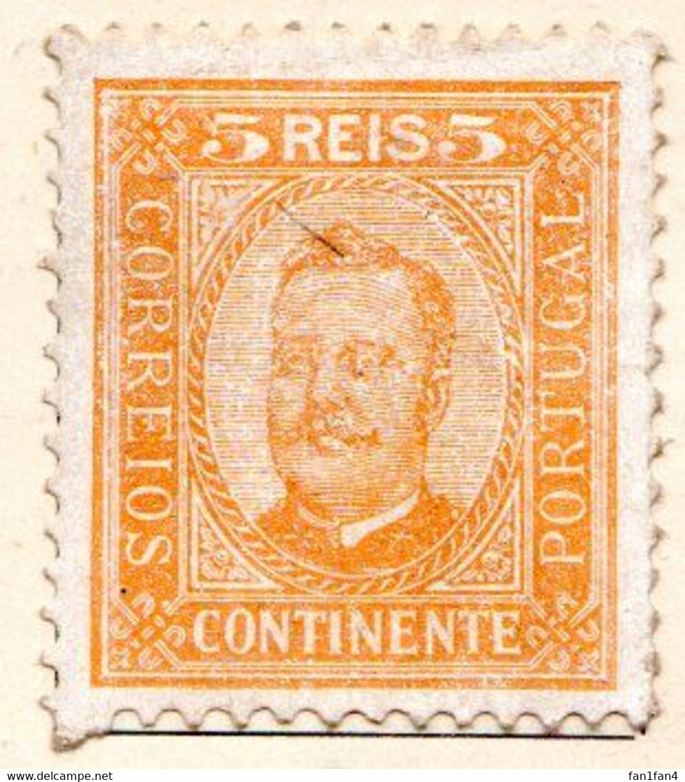 PORTUGAL (Royaume) - 1892-93 - N° 66 - 5 R. Jaune-orange - (Effigie De Charles 1er) - Unused Stamps